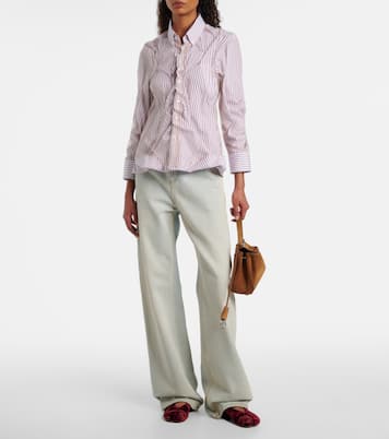 Chemise rayée en coton | Maison Margiela