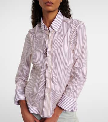 Chemise rayée en coton | Maison Margiela