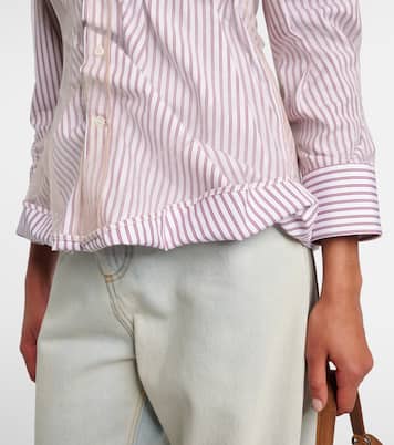 Chemise rayée en coton | Maison Margiela