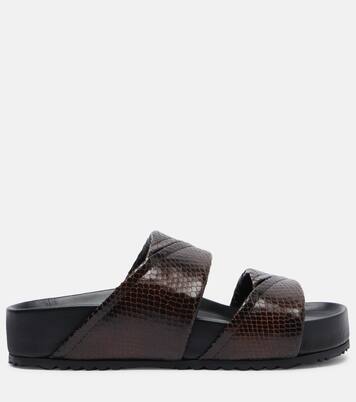 Leather platform sandals | Dries Van Noten