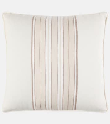 Coussin rayé en cachemire | Loro Piana