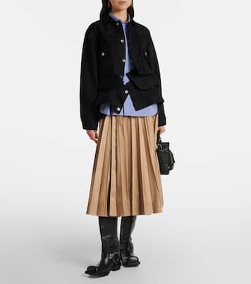 Paneled poplin shirt | Sacai