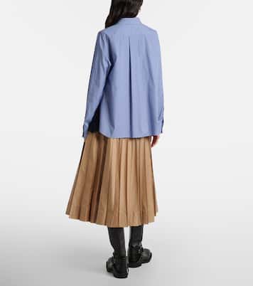 Paneled poplin shirt | Sacai