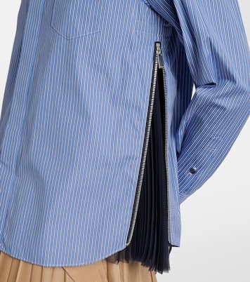 Paneled poplin shirt | Sacai