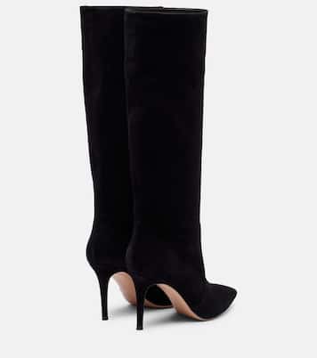 Hansen 85 suede knee-high boots | Gianvito Rossi