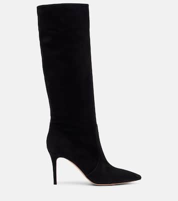 Hansen 85 suede knee-high boots | Gianvito Rossi