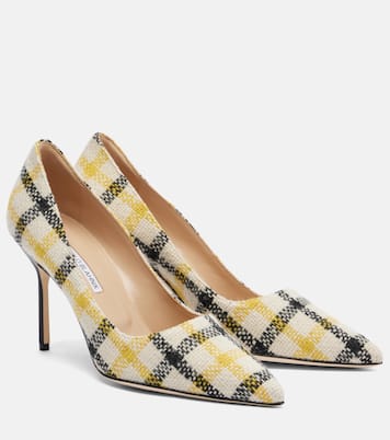 BB 90 checked pumps | Manolo Blahnik