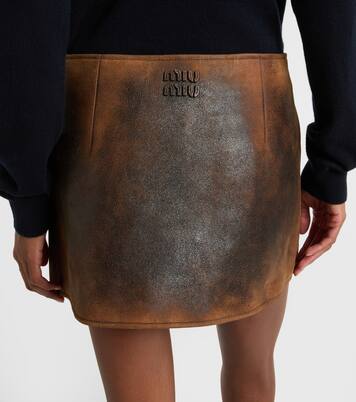 Minifalda de ante | Miu Miu