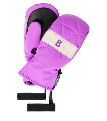 Janne logo quilted mittens | Bogner Kids
