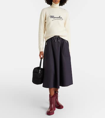 Bestickter Pullover aus einem Baumwollgemisch | Moncler