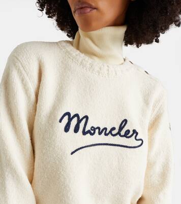 Bestickter Pullover aus einem Baumwollgemisch | Moncler