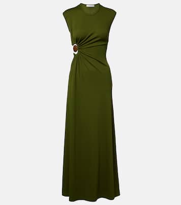 Mineral Stone embellished jersey maxi dress | Christopher Esber