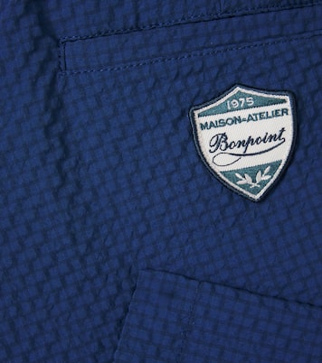 Ethan checked patch-appliqué shorts | Bonpoint