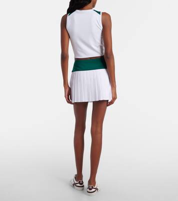 x New Balance pleated jersey miniskirt | Miu Miu