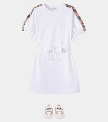 Kleid Burberry Check aus Baumwoll-Jersey | Burberry Kids