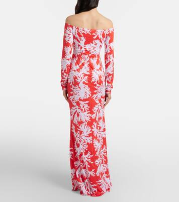 Mila printed jersey maxi dress | Alexandra Miro