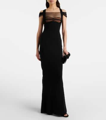 Draped maxi dress | Nensi Dojaka