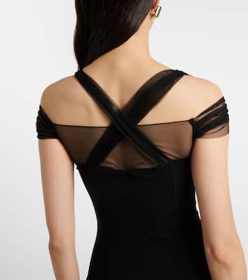 Draped maxi dress | Nensi Dojaka