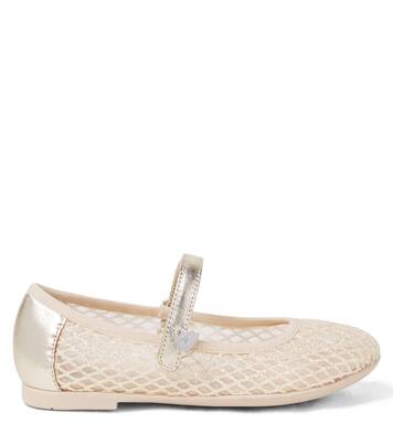 Mary-Jane-Ballerinas mit Glitter | Monnalisa