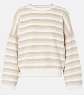 Striped cotton sweater | Brunello Cucinelli