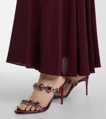 Just Jewel 85 embellished mules | Christian Louboutin