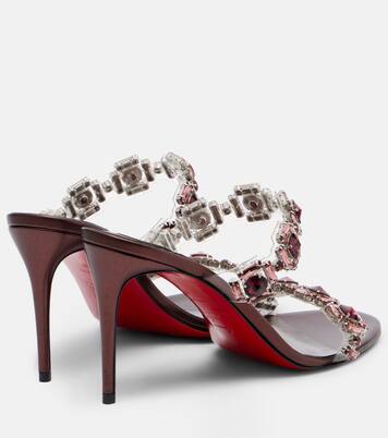 Just Jewel 85 embellished mules | Christian Louboutin