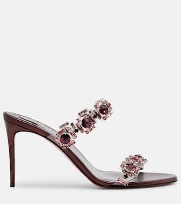 Just Jewel 85 embellished mules | Christian Louboutin