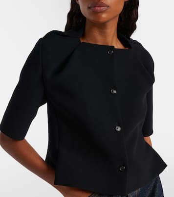 Vali crêpe top | Khaite