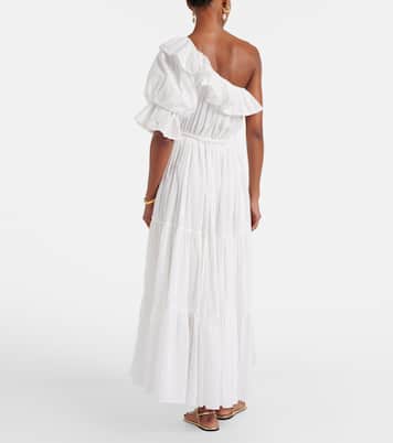 Vestido largo Jay de muselina de algodón | Poupette St Barth