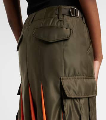 Pleated midi skirt | Sacai