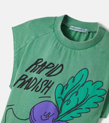 Printed cotton jersey T-shirt | Bobo Choses