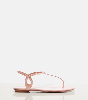 Almost Bare leather thong sandals | Aquazzura
