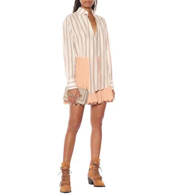 Striped silk satin blouse | Chloé