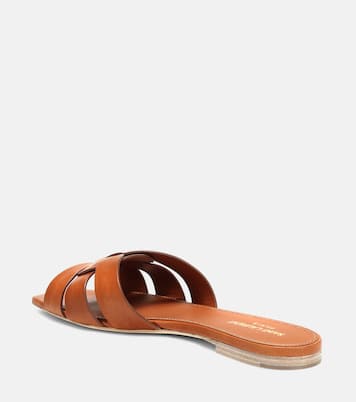 Tribute Nu Pieds 05 leather slides | Saint Laurent