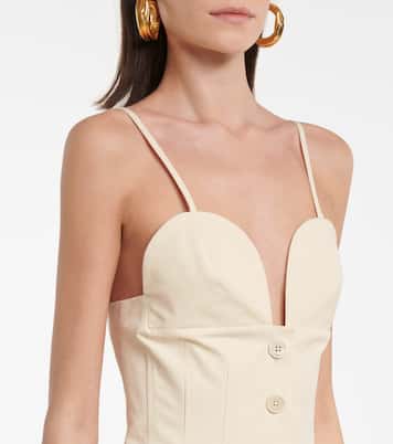 Cotton poplin midi dress | Jil Sander