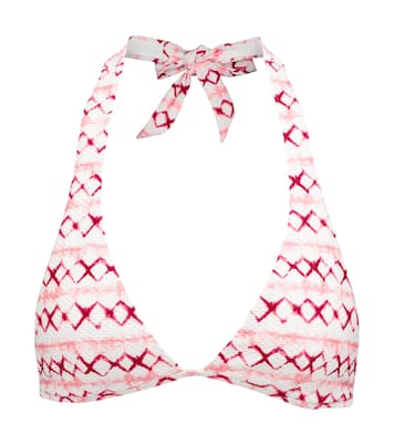 Penida tie-dye halterneck bikini top | Heidi Klein