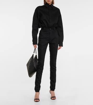 Denim bodysuit | Alaïa