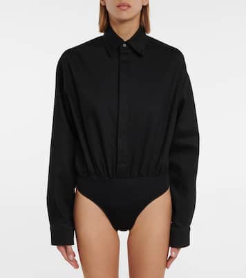 Denim bodysuit | Alaïa