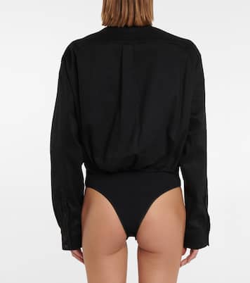 Denim bodysuit | Alaïa