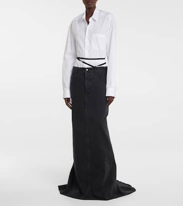 Goele denim maxi skirt | Ann Demeulemeester