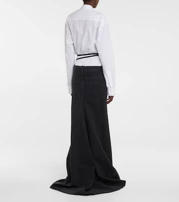 Goele denim maxi skirt | Ann Demeulemeester