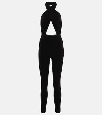 Mono con cuello halter | Norma Kamali