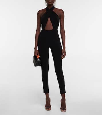 Mono con cuello halter | Norma Kamali