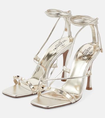 Rockstud皮革凉鞋 | Valentino Garavani
