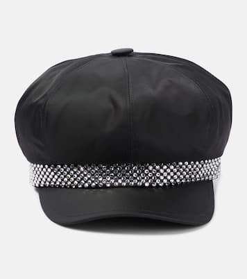 Embellished baker boy cap | Prada