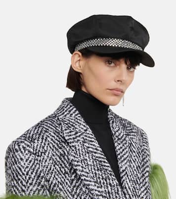 Embellished baker boy cap | Prada