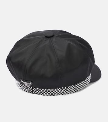 Embellished baker boy cap | Prada