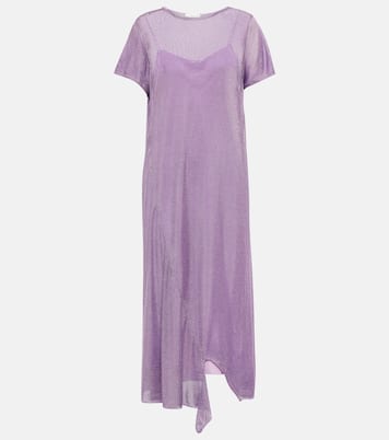 Pasol metallic knit midi dress | The Row