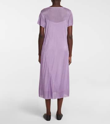 Pasol metallic knit midi dress | The Row