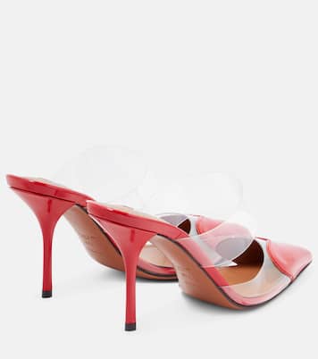 Cœur patent leather and PU mules | Alaïa